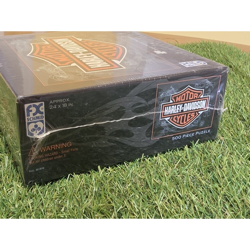 FX Schmid Harley Davidson Motor Cycles 500 Piece Puzzle #81319 New Sealed* 24×18 - Picture 2 of 7